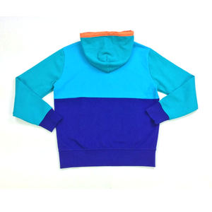 Sweat-shirt à capuche demi-zip pour homme, color block, streetwear décontracté, polaire chaud pour l'hiver, personnalisable OEM, vente en gros - Product Image 5