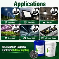 Compuesto de Silicona Impermeable para Caja de Conexiones Eléctricas Subacuáticas y Protección de Conectores Electrónicos