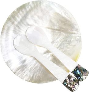 Cuillère en nacre naturelle faite à la main, cuillère de service, vente en gros, vaisselle de luxe personnalisée, fournisseur de matériel de restauration - Product Image 3