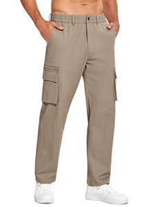 Pantalon cargo décontracté multi-poches pour homme 2026, coupe droite, pour activités de plein air, pantalon tactique élastique pour homme, fabriqué au Pakistan, prix abordable - Product Image 5