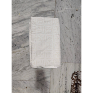 <b>White</b> Cotton <b>Bath</b> Towel Folded On Marble Surface Adult Size Soft Absorbent Home Bathroom Essential gift for her - Product Image 1