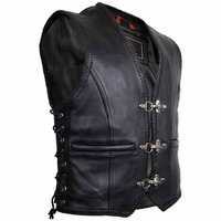Gilet en cuir PU décontracté pour homme, très populaire pour l'automne - Imperméable et coupe-vent, respirant, fermeture éclair, options personnalisables