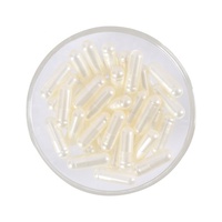 Capsules végétales vides HPMC à coque dure creuse, Halal, sans TiO, transparentes, en gros, capsules de pullulan végétal