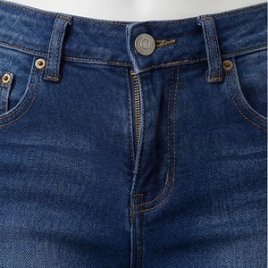 Shorts en jean classiques pour femmes, taille large, en coton, style estival décontracté, streetwear, couleur personnalisable, vêtement élégant - Product Image 4