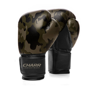 Custom Design Leather <b>Boxing</b> Gloves with High Density Padding Comfortable Fit Hook and Loop Closure Non-Slip High Quality - Product Image 1