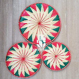 Platos de Hierba Moonj Natural, Platos de Hierba Munj o Hierba Roja Pin, Hechos a Mano - Product Image 4