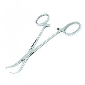 Pinzas de abrazadera de toalla Backhaus de acero inoxidable profesional, pinzas de abrazadera de toalla Backhaus veterinaria, instrumentos Premium de 9 Cm - Product Image 4