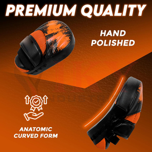 Mitaines de boxe personnalisées avec impression graphique, rembourrage en mousse absorbant les chocs, cibles de frappe professionnelles pour le kickboxing - Product Image 3