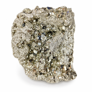 Pyrite naturelle du Pérou, spécimen brut en grappe, cristal doré métallique, pierre minérale sculptée pour collection, décoration intérieure, Feng Shui - Product Image 5