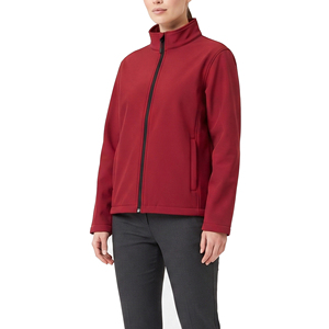 Women's Hooded Fashion Soft Shell Jacket Waterproof Rain Softshell Jacket Women 100% Polyester Spandex Softshell Jacket Ladies - Product Image 1
