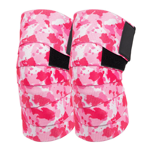 High Quality Neoprene Knee <b>Wrap</b> for Weightlifting Power lifting Training Customized Color Logo & Size - Product Image 4