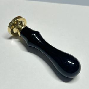 Best Hot Product Black 22mm Brass Square <b>stamps</b> with Maple Wood Handle Wax Stamper for Handmade Greeting Cards & Scrapbooking - Product Image 2