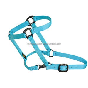 Cabestro de nailon de varios colores personalizado al por mayor con herrajes negros cabestro de Carreras de Caballos de todos los tamaños - Product Image 5