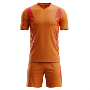 Set Personalizzato OEM di Maglia e Pantaloncini Sportivi Traspiranti e Assorbenti per Squadre Sportive - Product Image 1