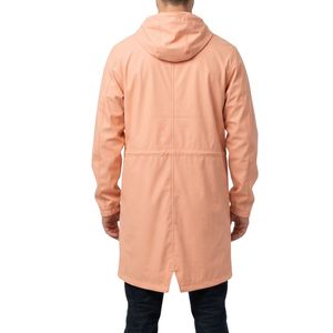 Lightweight Peach Pastel PU Coated Breathable Fashion Forward Water-Resistant Female Style Protective Rain Coats - Product Image 2