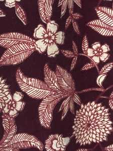 Cortinas de Terciopelo de Algodón con Estampado Floral Vintage, Color Borgoña, Decoración para el Hogar, Estilo de Lujo - Product Image 5