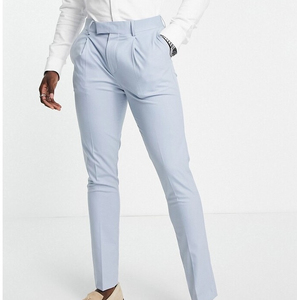 Classic <b>Men's</b> <b>Stretch</b> Dress <b>Pants</b> New Style with a Tailored Look for Office, Formal Events, and Business Settings - Product Image 2