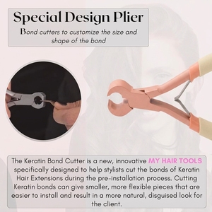 Pinzas Profesionales para Remover Extensiones de Cabello con Queratina, Acero Quirúrgico Inoxidable, Dientes Afilados, Diseño de Fácil Apertura - Product Image 5