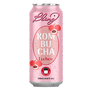 Bling Kombucha Mango Juice RTD Enlatado 320mL OEM ODM Etiqueta privada Bueno para la salud Precio de fabricación vietnamita barato - Product Image 5
