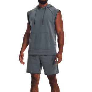 Promotional Men's <b>Hoodies</b> & Sweatshirts Custom Gre Color Casual Sportswear Cotton Pullover <b>Sleeveless</b> <b>Hoodies</b> on Best Sale - Product Image 1