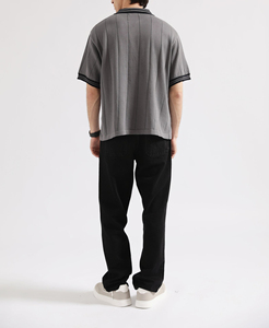 Polo pour homme 100% polyester, maille respirante, séchage rapide, vente en gros d'usine, logo personnalisé - Product Image 4