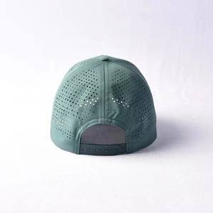 New Design Breathable Unisex 6-Panel Laser Cut <b>Baseball</b> <b>Cap</b> Custom Logo <b>Plain</b> Sports Hat Street Style Letter Pattern 100% - Product Image 2