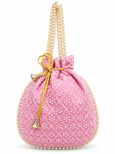 Bolsos de mano de seda bordados de moda premium para novias, bolsos de regalo étnicos tradicionales para damas, con forro de algodón, multifunción - Product Image 1
