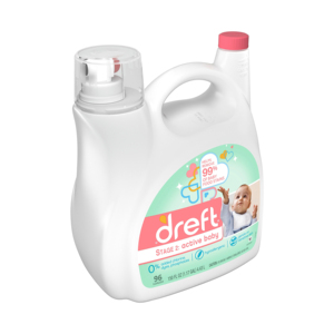 Dreft Baby Laundry <b>Detergent</b> 170 Ounce Ultra Concentrated for Gentle Wash and Long Lasting Fresh Scent - Product Image 6