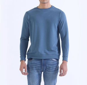 Nouveaux arrivages : sweat-shirts décontractés pour hommes, 100% coton, col rond, manches longues, séchage rapide, fabriqués au Pakistan - Product Image 5
