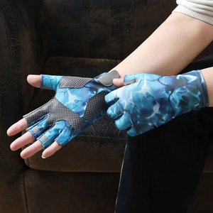 Guantes de Pesca OEM Antideslizantes con Protección UV, Transpirables, para Pesca en Agua Dulce y Salada - Product Image 6