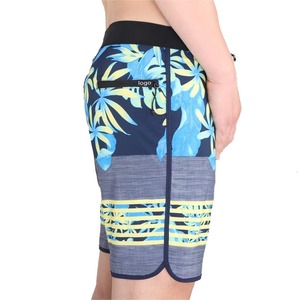 <b>Men's</b> Geometric Print Satin Quick Dry Mid Waist Drawstring Shorts with Pockets Casual Swim <b>Trunks</b> - Product Image 6