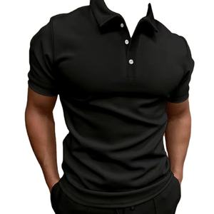 2023 Hombres Slim Fit de punto para Polo Camiseta de media manga corta Sudadera de golf Muestra de Verano gratis - Product Image 1
