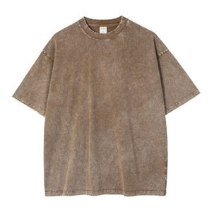 Nuevas Camisetas de Diseñador Personalizadas al por Mayor para Hombre, 100% Algodón, Lavado Ácido, Transpirables, Estilo Hip Hop - Product Image 2