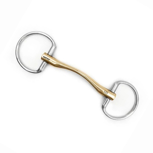Anillo Fijo Sweet Gold de la Mejor Calidad, Bocado Recto para Caballo, Equipo de Equitación, Fabricante OEM, Pakistan Saddle Pads - Product Image 1