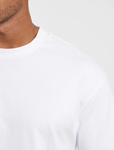 Camiseta holgada para hombre, camiseta oversize de moda, camiseta deportiva de tela gruesa, camiseta streetwear con cuello redondo, camiseta de manga corta para gimnasio - Product Image 5