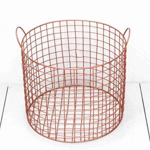 Panier à pain rond en fil de fer métallique, design moderne, pour restaurant, accessoires de cuisine, panier cadeau, forme personnalisée - Product Image 2