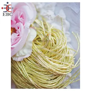 Atacado Premium Quality Nakshi French Bullion para Mão Bordado Trabalho Purl French Gimp Wire Jewelry Material