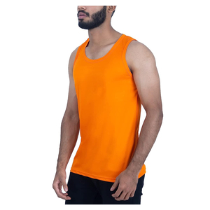 Camiseta Deportiva Informal de Nuevo Diseño para Fisicoculturismo y Gimnasio, Camiseta sin Mangas para Hombre, Transpirable, 100% Algodón, Personalización OEM - Product Image 3