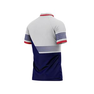Polo de sport à manches courtes, Offre Spéciale 100% polyester, impression par Sublimation personnalisée, séchage rapide - Product Image 4