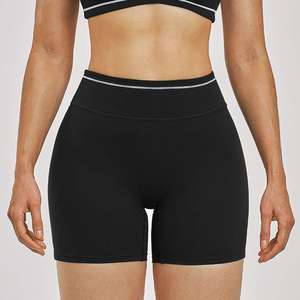 Short de compression taille haute pour femme, séchage rapide, en Spandex, idéal pour la gym, l'entraînement, la course et le yoga - Product Image 6