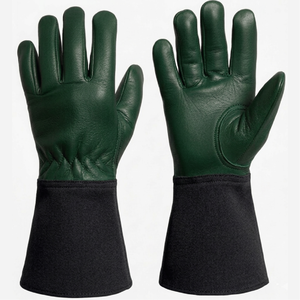 Cow Split Leather Welding Gloves Anti-static Heat Resistance Safety Cuff Reinforced Palm/Thumb/IF Breathable Silicone-Free - Product Image 4