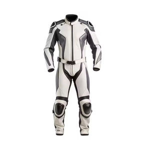 Combinaison de moto en cuir PU respirante verte et noire pour la course, avec logo de marque personnalisé – Offre Spéciale - Product Image 6