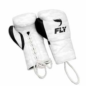 Gants de boxe de haute qualité personnalisés en cuir véritable à 100 %, fermeture à lacets antidérapante, pour Muay Thai, Sanda, adultes et arts martiaux - Product Image 5