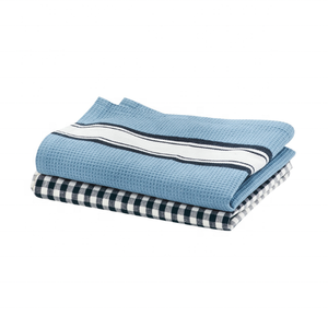 Affordable Wholesale Striped Kitchen <b>Dish</b> Towels With Custom Golf Designs Soft Cotton 15x24 Inches 200 Gsm Ideal for Promotions - Product Image 6