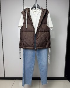 Custom Puffer Vests Wholesale Winter Warm Quilted Sleeveless <b>Jackets</b> for Men <b>Women</b> Clothing Factory - Product Image 3