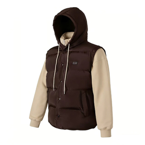 High Quality Custom Men Women Faux Twinset 2-in-1 Rechargeable Battery <b>Heated</b> <b>Jacket</b> with Removable Sleeves - Product Image 1