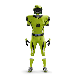 Uniforme de football personnalisable OEM de haute qualité 100 % polyester respirant, motif drapeau américain, pour les saisons été-automne - Product Image 4