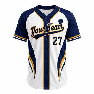Maillots de baseball à faible MOQ, nouveau style, pour l'entraînement sportif, fabriqués par un fabricant pakistanais - Product Image 1