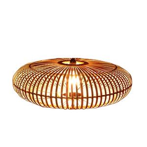 Lámpara colgante de diseño chino tradicional, lámpara de ratán, pantalla tejida de bambú para cocina, Hotel, Villa, hecho a mano, Vietnam - Product Image 6