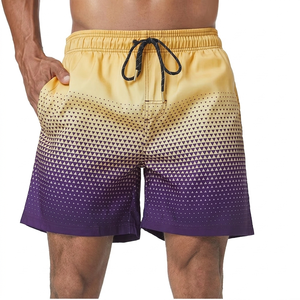 Wholesale Latest Design Swimming <b>Trunks</b> Custom Sublimated Logo <b>Mens</b> Beach Fishing Board Shorts - Product Image 2